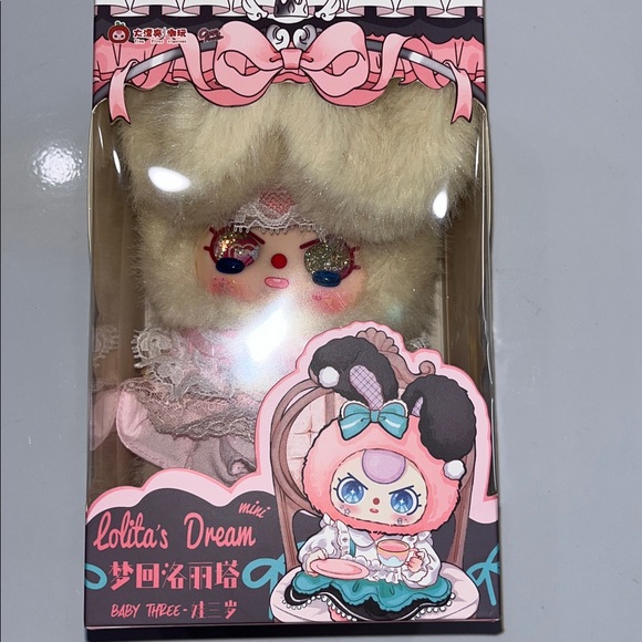 Lolita's Dream Mini Plush Doll - Cream and Pink - Picture 3 of 14
